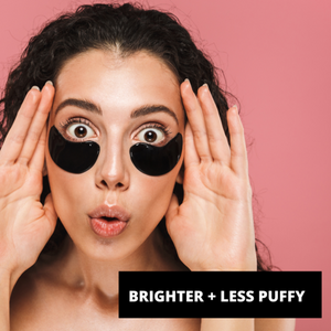 PURE SOL. Beauty  Wake Up Hydrogel Eye Mask Charcoal  + Hyaluronic