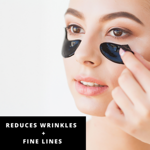 PURE SOL. Beauty  Wake Up Hydrogel Eye Mask Charcoal  + Hyaluronic